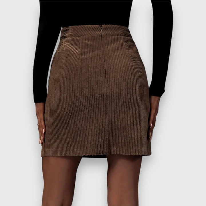 Noelia | Textured Cord Skirt