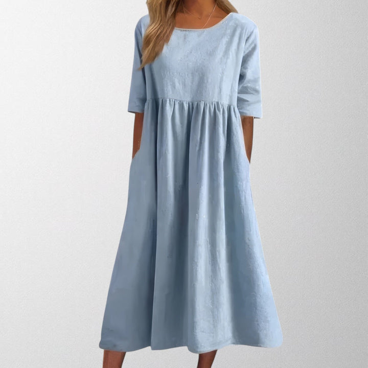 Helena | Flattering Cotton Dress