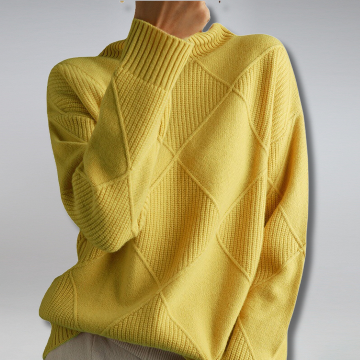 Delfina | Modern High Neck Jumper