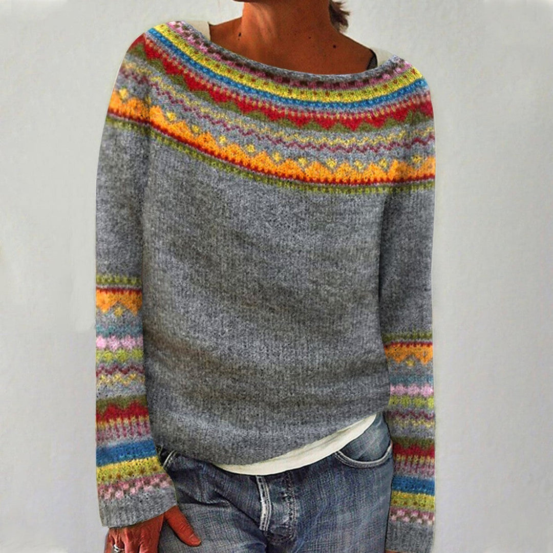 Rose | Retro Autumn Sweater