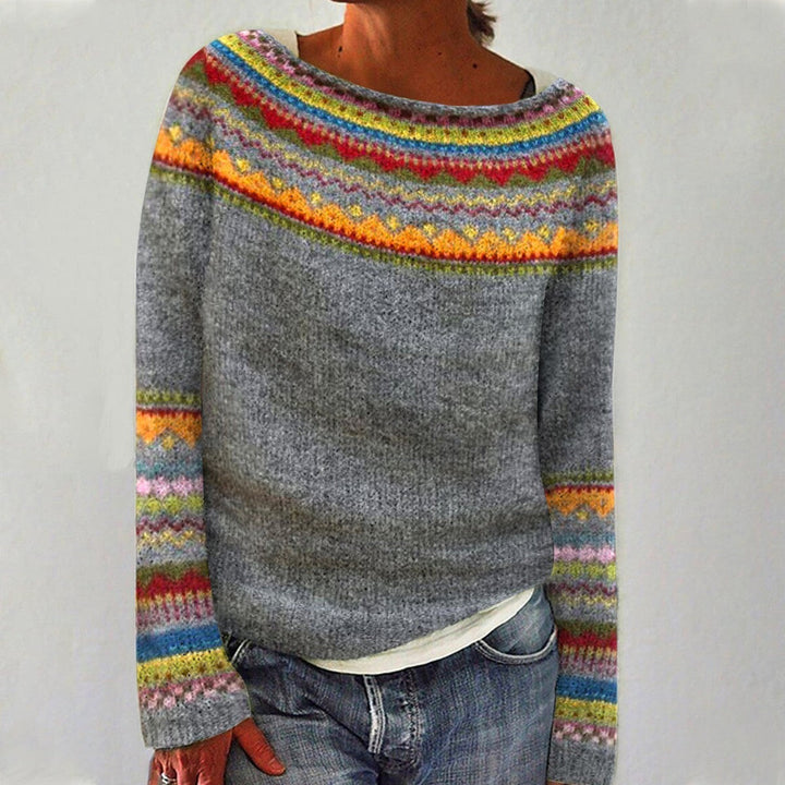 Rose | Retro Autumn Sweater