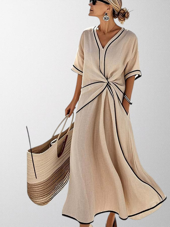 Anna | Striped Summer Dress