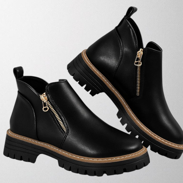 Mayara | Trendy Black Ankle Boots