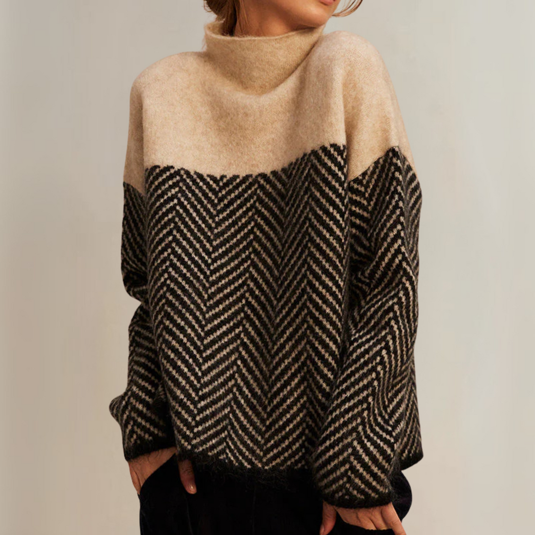 Alina | Cotton Turtleneck Sweater