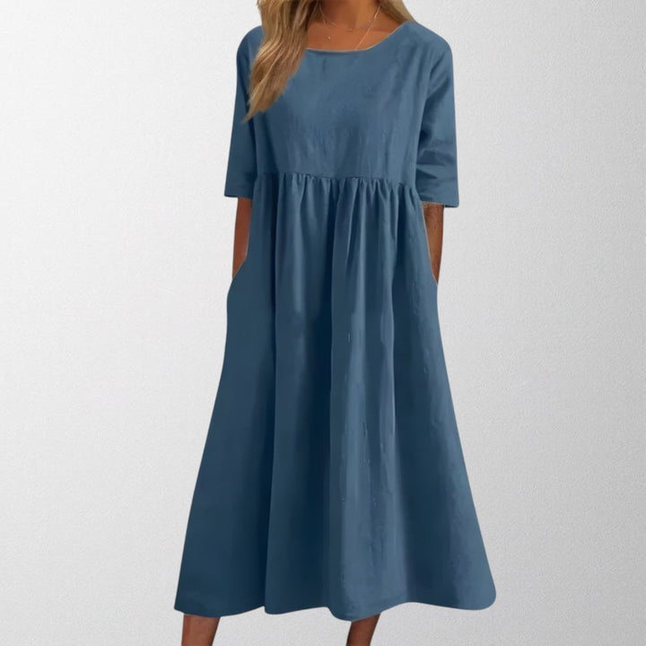 Helena | Flattering Cotton Dress