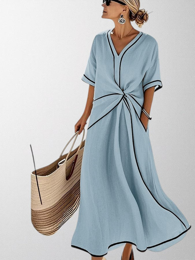 Anna | Striped Summer Dress