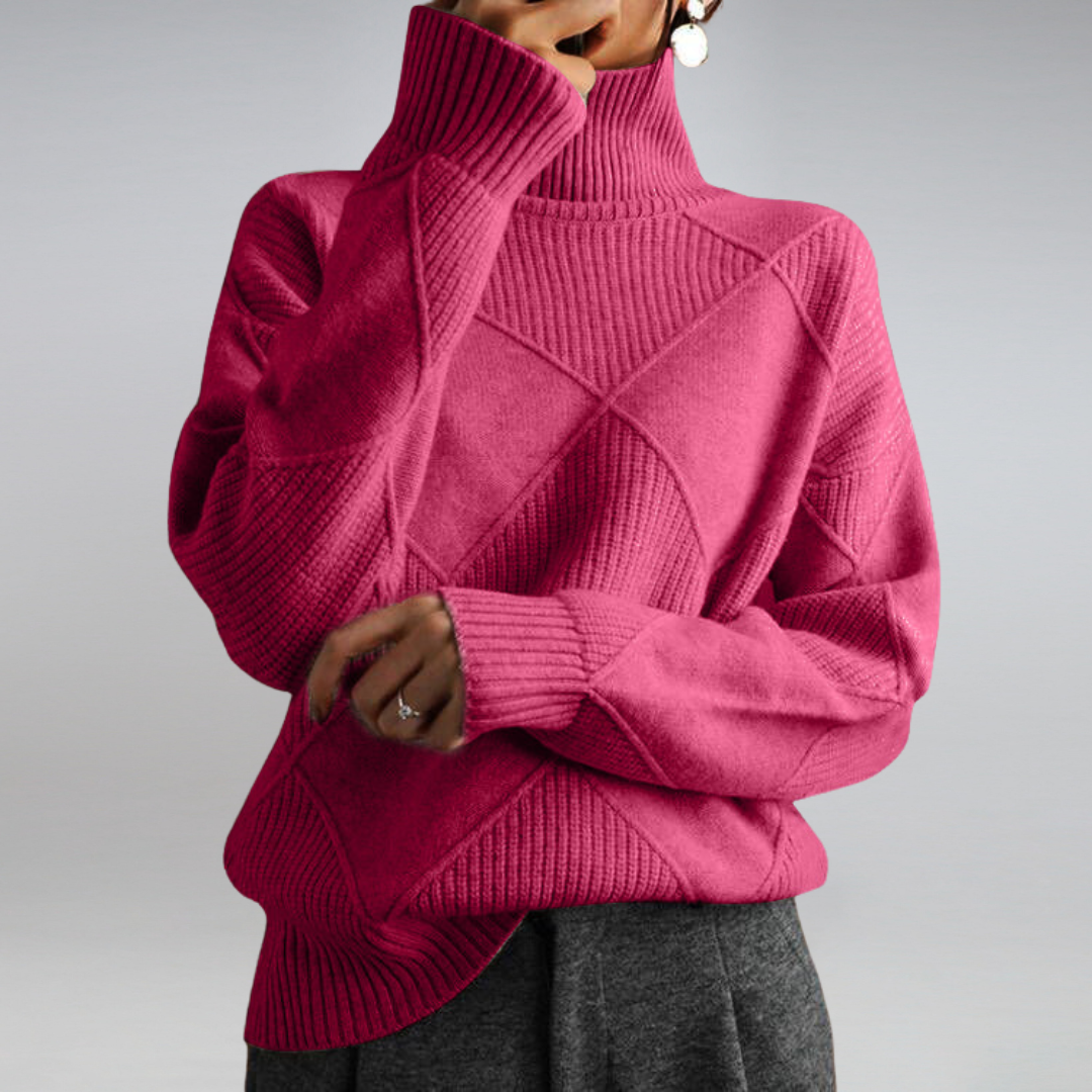 Delfina | Modern High Neck Jumper