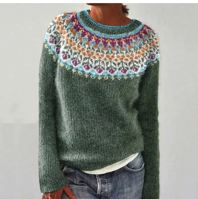 Rose | Retro Autumn Sweater