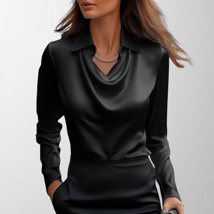 Alessia | Blouse with Luxurious Sheen