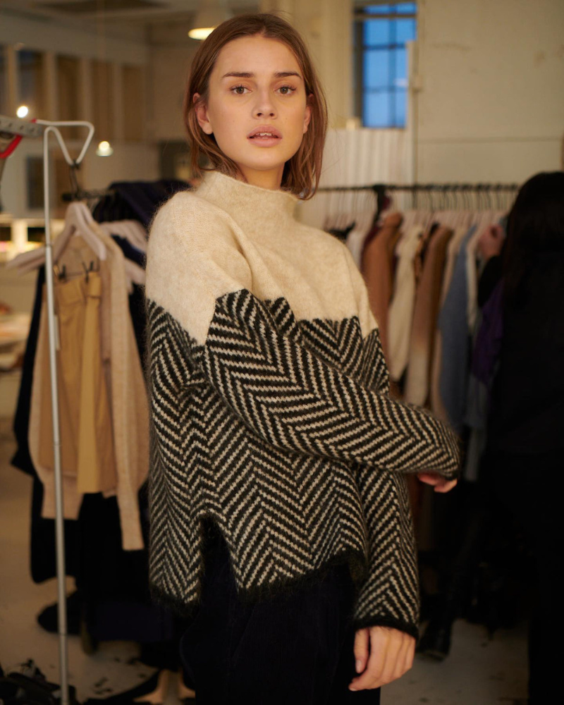 Alina | Cotton Turtleneck Sweater