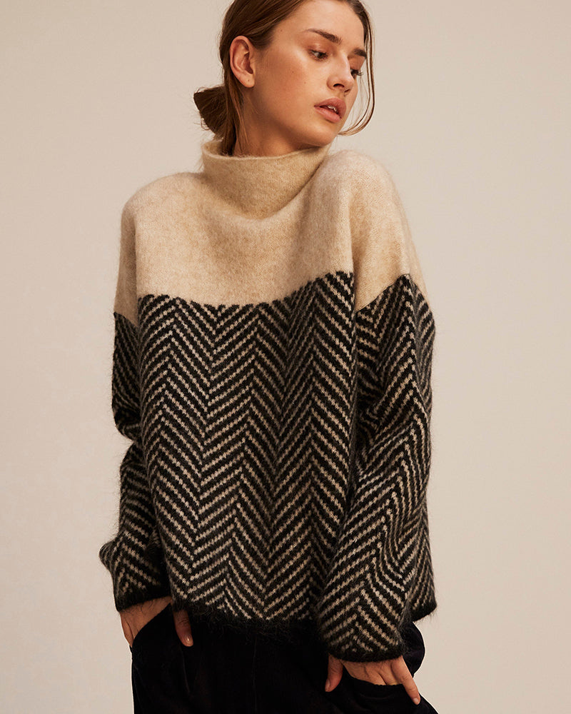 Alina | Cotton Turtleneck Sweater