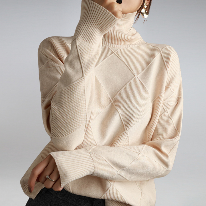 Delfina | Modern High Neck Jumper