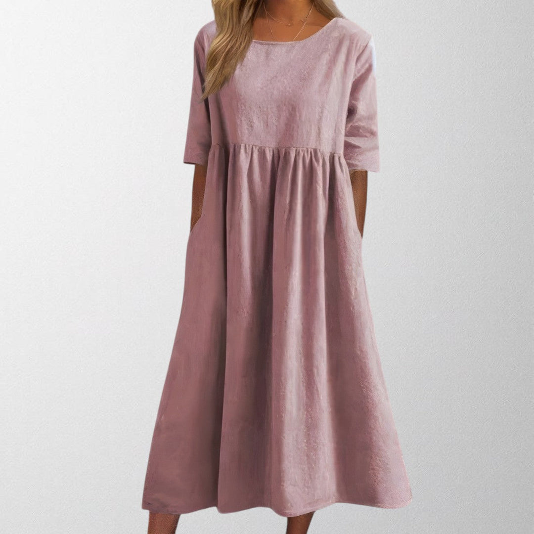 Helena | Flattering Cotton Dress