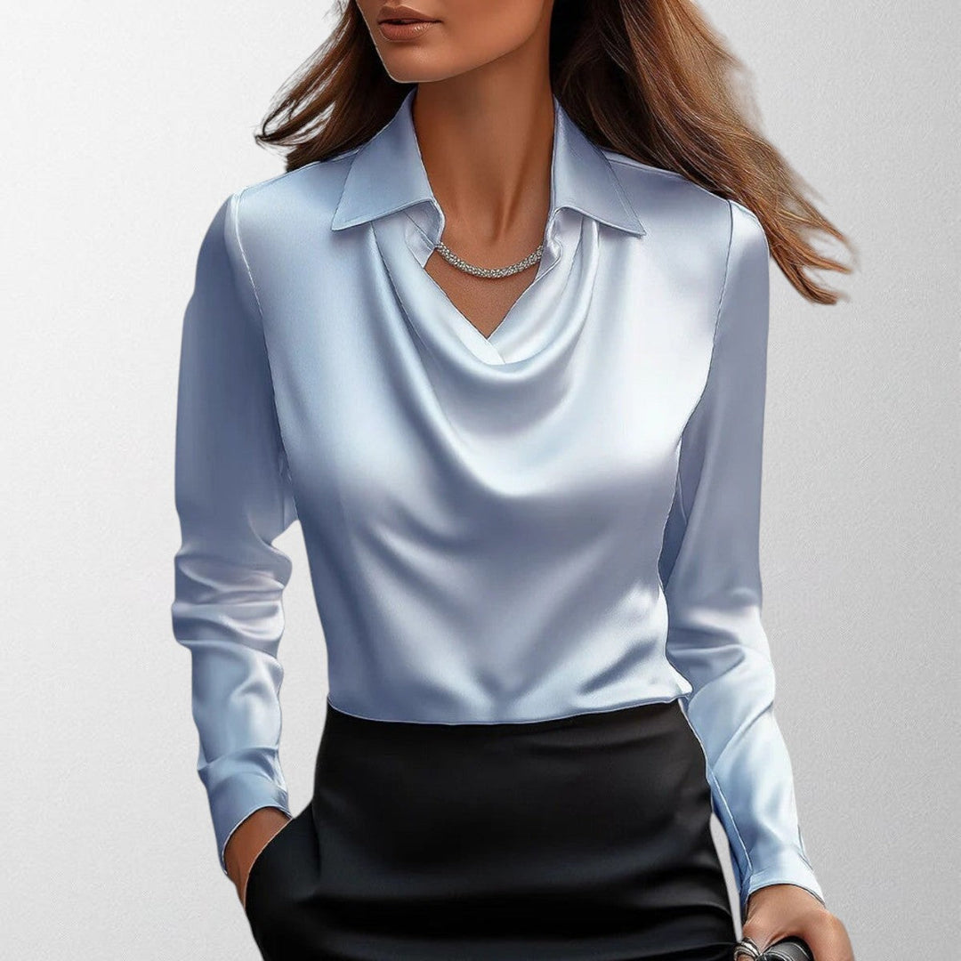 Alessia | Blouse with Luxurious Sheen