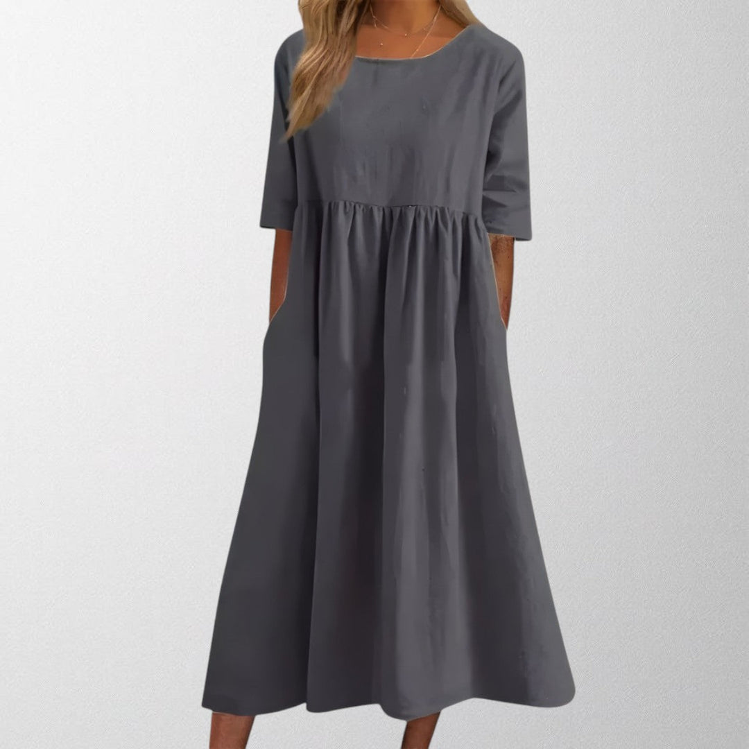 Helena | Flattering Cotton Dress