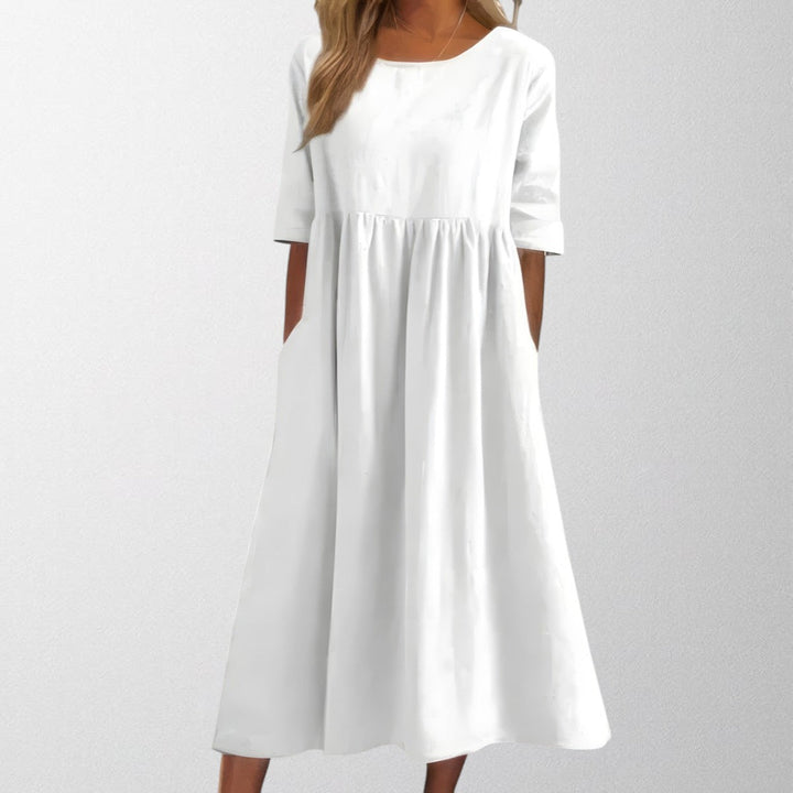 Helena | Flattering Cotton Dress