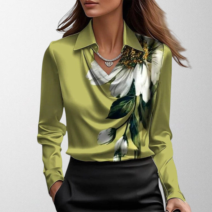 Alessia | Blouse with Luxurious Sheen