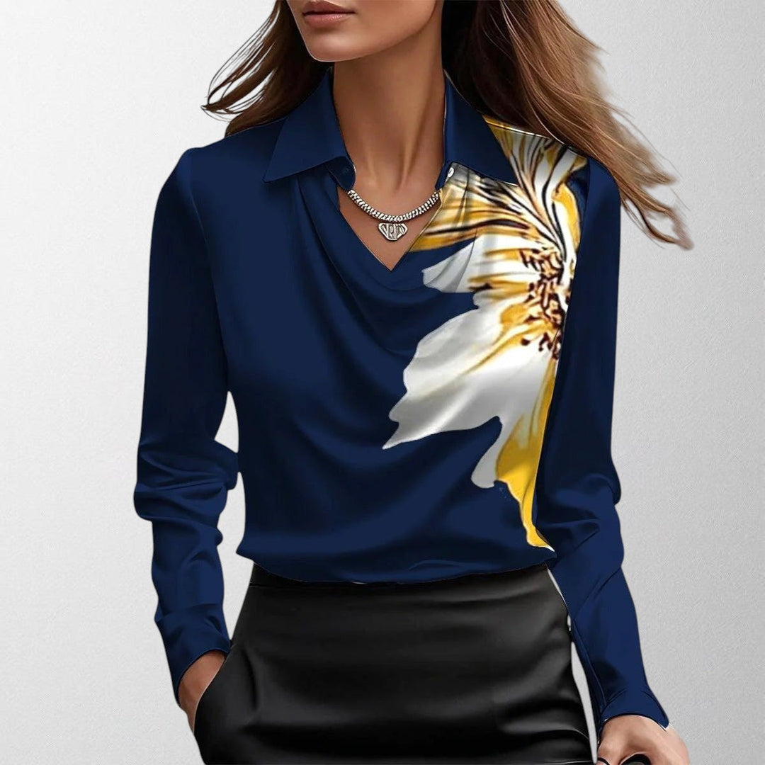 Alessia | Blouse with Luxurious Sheen