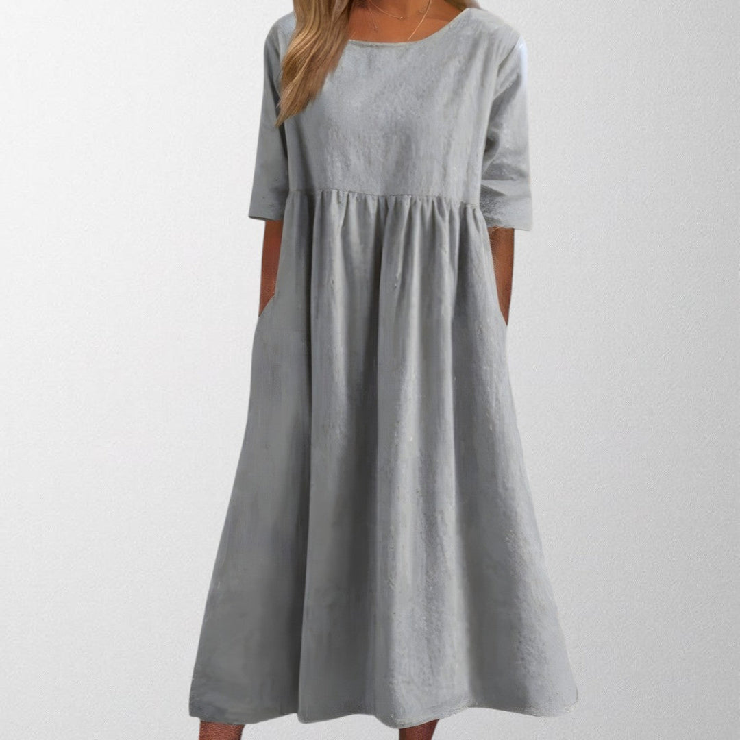 Helena | Flattering Cotton Dress