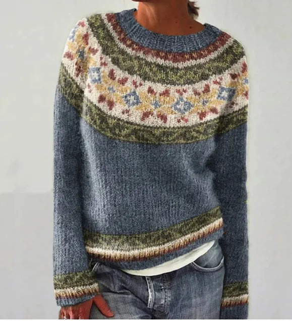 Rose | Retro Autumn Sweater
