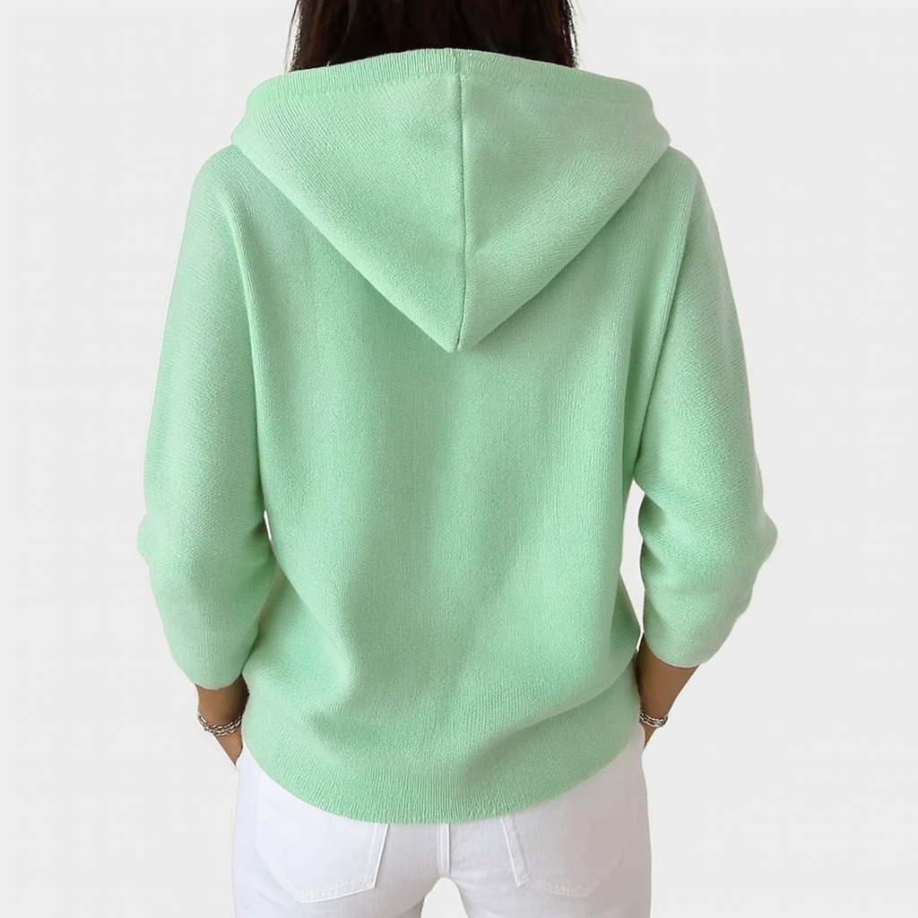Isla | Elegant Hooded Cardigan