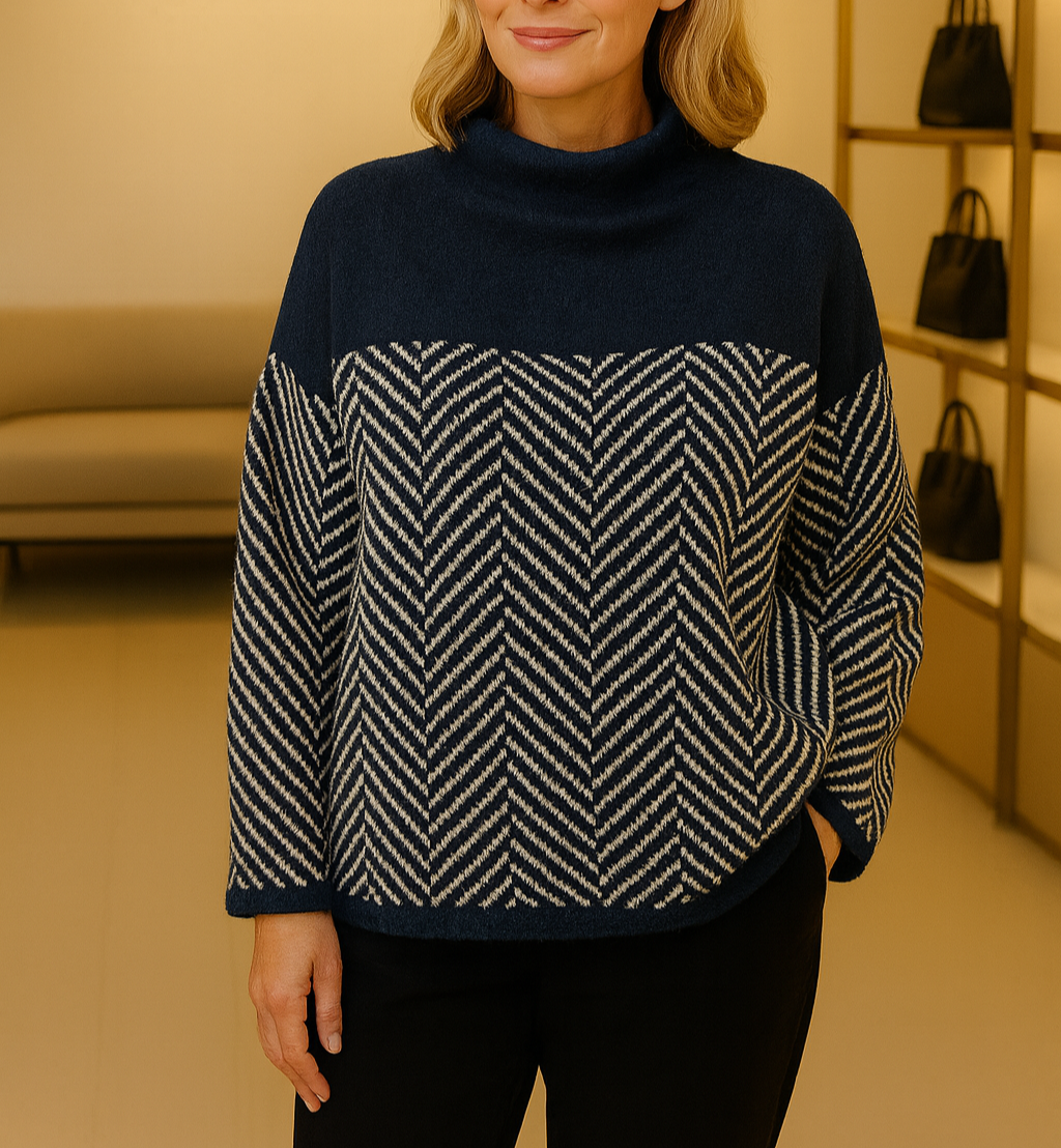 Alina | Cotton Turtleneck Sweater