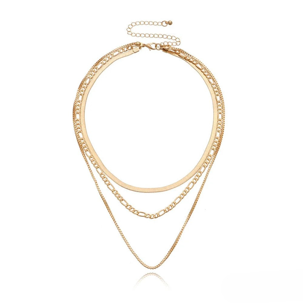 Althea | Vintage 3-Piece Layered Necklace