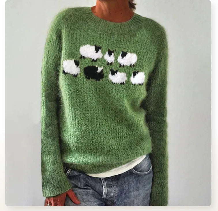 Rose | Retro Autumn Sweater