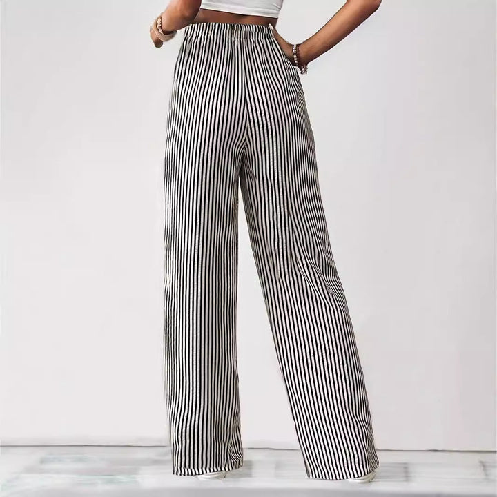 Sienna | Wide-Leg Striped Trousers