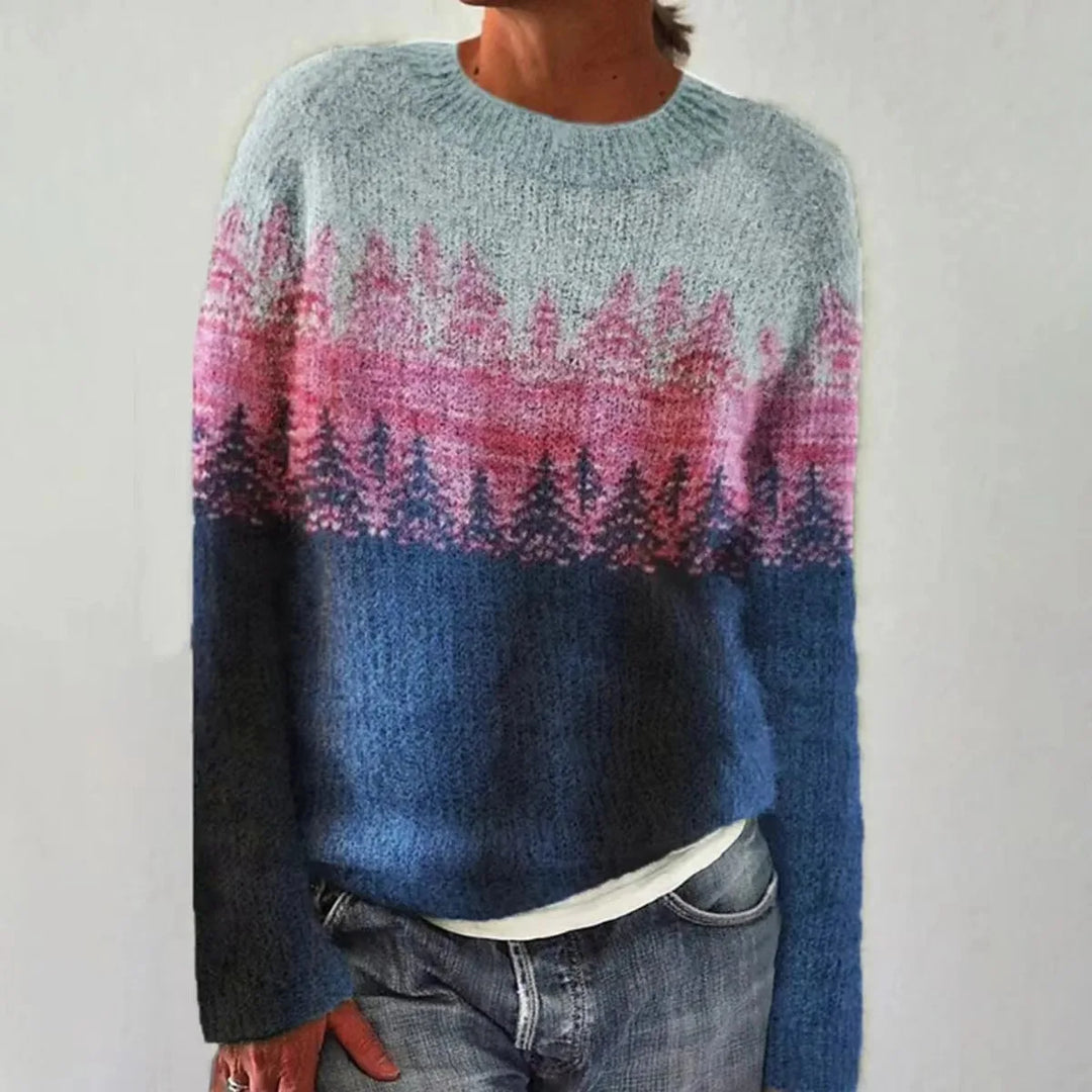 Rose | Retro Autumn Sweater