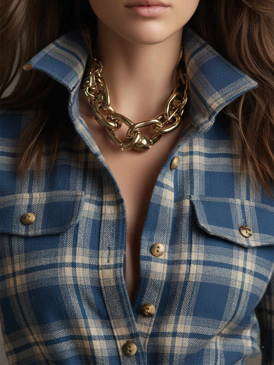 Martina | Vestido Maxi de Estilo Étnico Retro