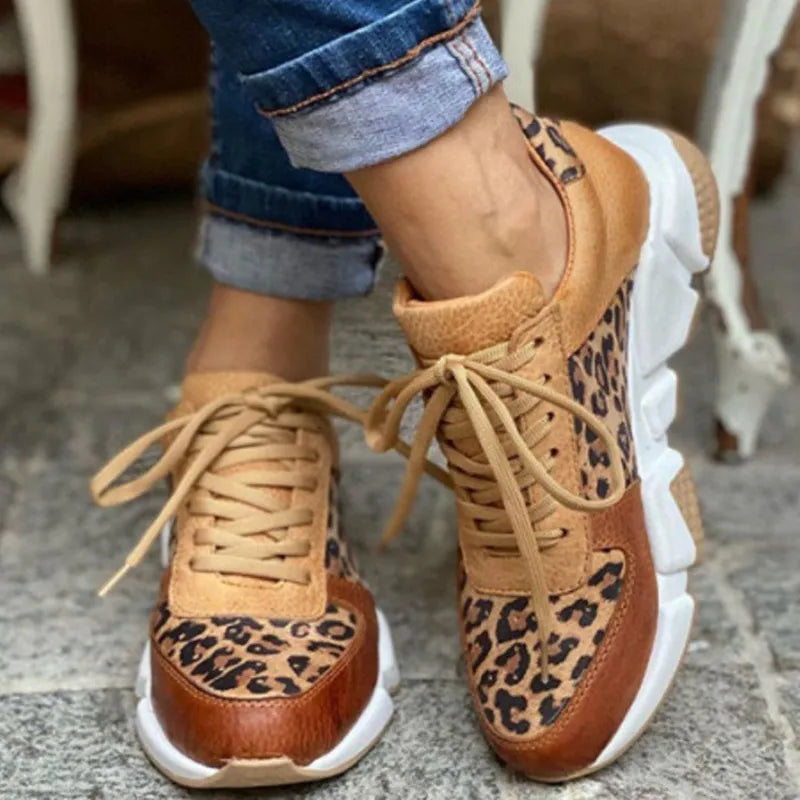 Crissa | Zapatillas Cómodas con Estampado de Leopardo
