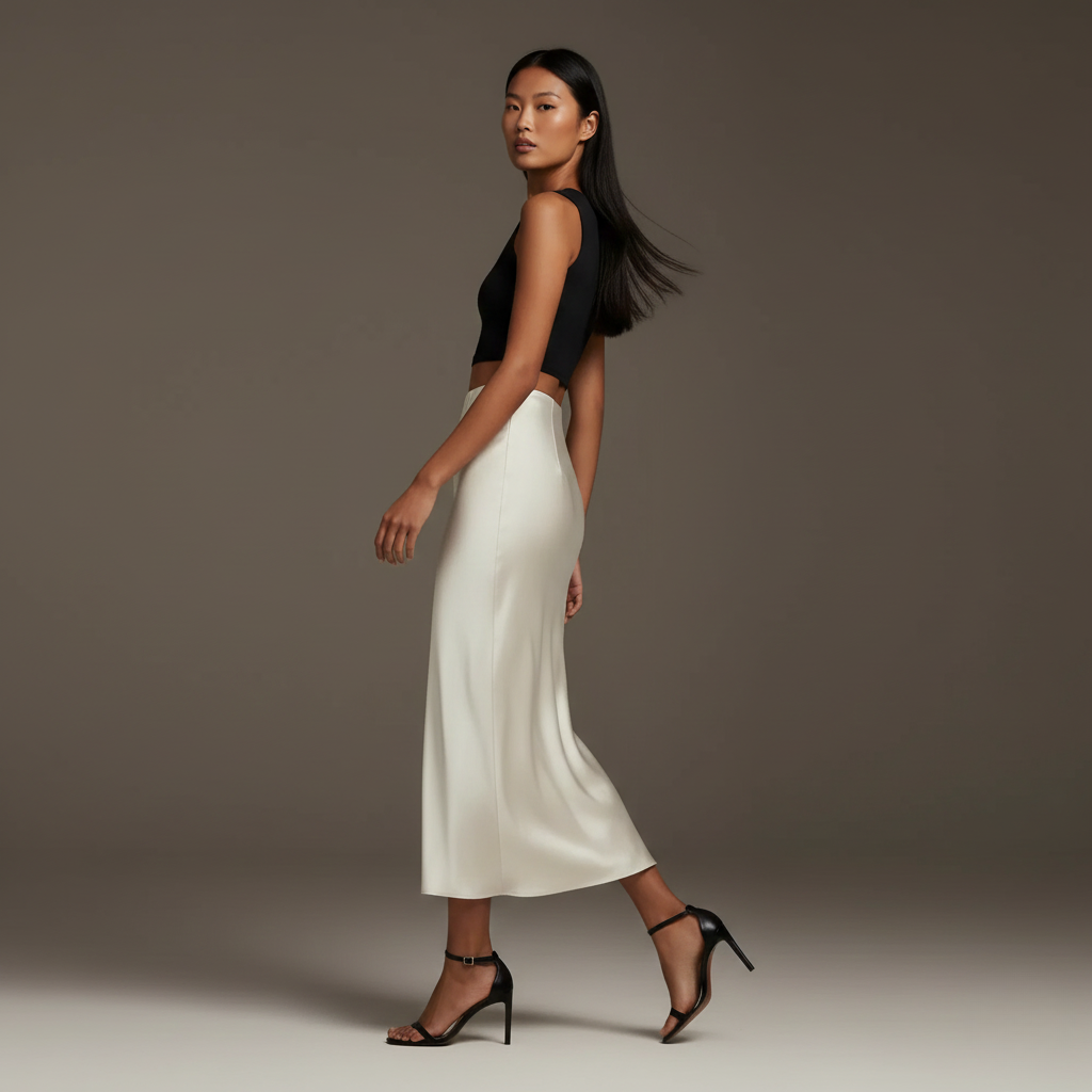 Amira | Falda Cola de Pescado Limpia