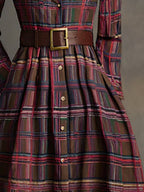 Martina | Vestido Maxi de Estilo Étnico Retro