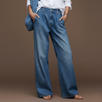 Ariana | Jeans de Pierna Ancha de Alta Calidad