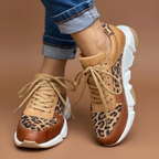 Crissa | Zapatillas Cómodas con Estampado de Leopardo