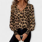 Kaia | Blusa Estampada de Leopardo con Estilo