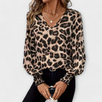 Kaia | Blusa Estampada de Leopardo con Estilo