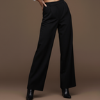 Eva | Pantalones de Cintura Alta y Pierna Recta