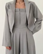 Emma | Conjunto Elegante de Bustier y Chaqueta