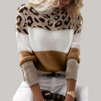 Leora | Suéter Chic de Leopardo