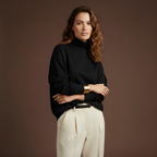 Mila | Top Casual de Cuello Alto