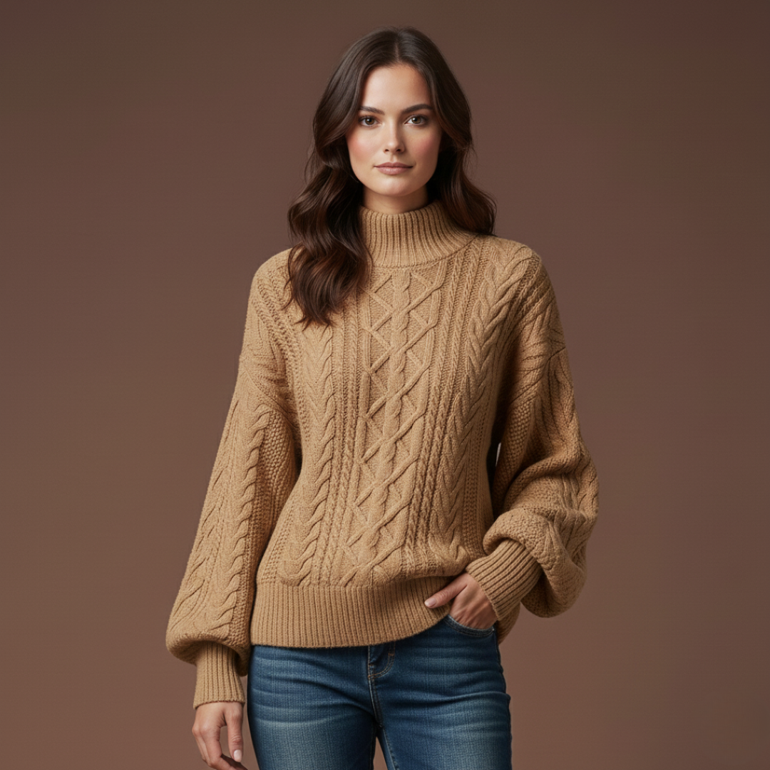 Lori | Suéter Casual de Punto de Manga Larga