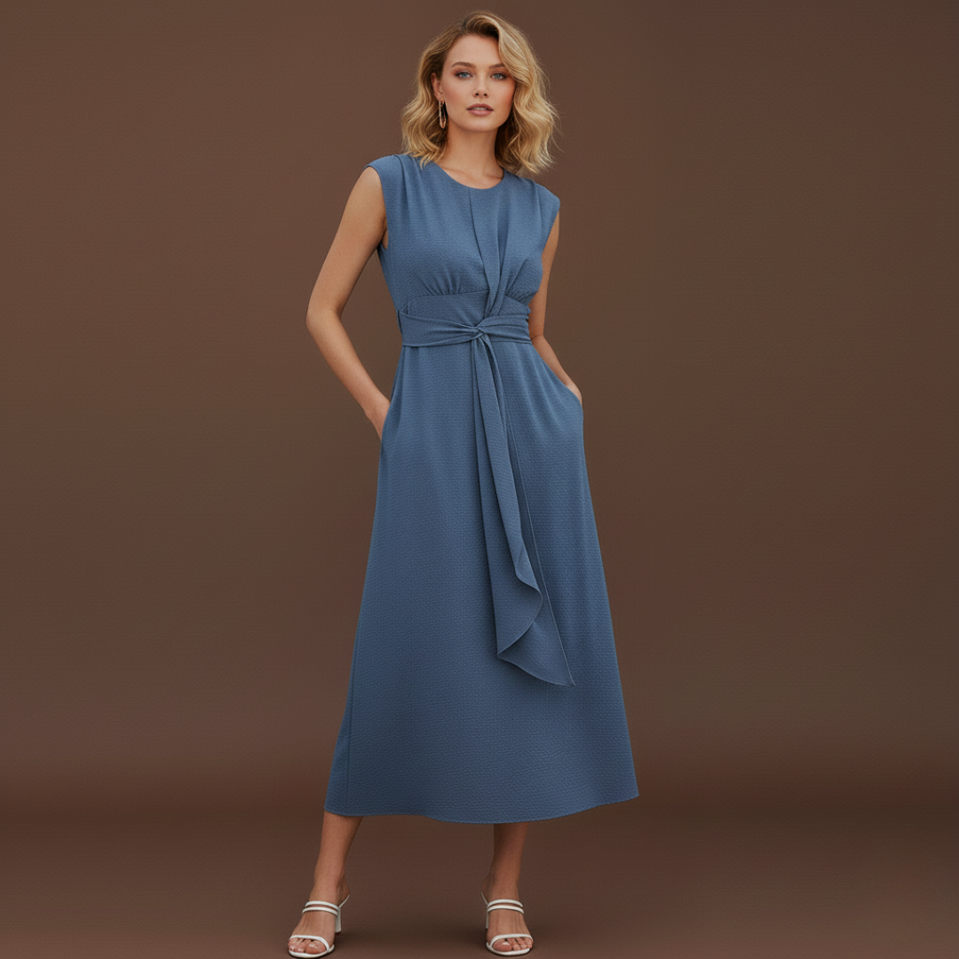 Mariah | Vestido Maxi Elegante sin Mangas
