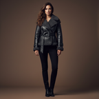 Elvira | Abrigo de Shearling con Cinturón