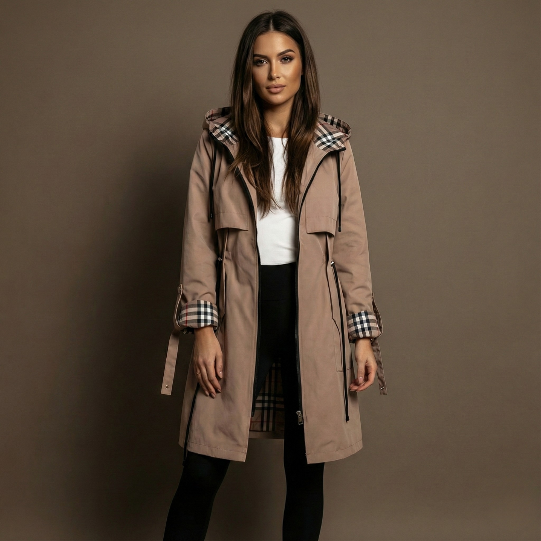 Natalia | Abrigo Impermeable y Cortavientos