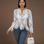 Amelia | Top de Punto Calado Artístico