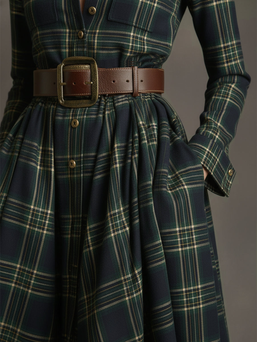 Martina | Vestido Maxi de Estilo Étnico Retro