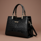 Lucia | Bolso con Patrón de Cocodrilo Brillante