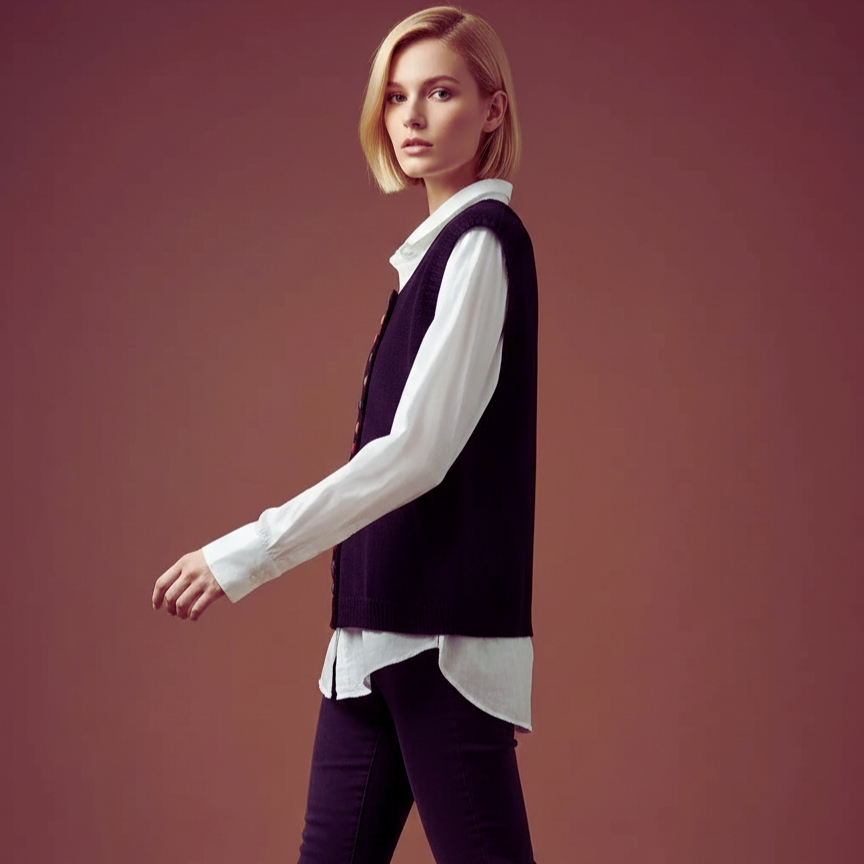 Rosie | Chaleco de Punto Suave